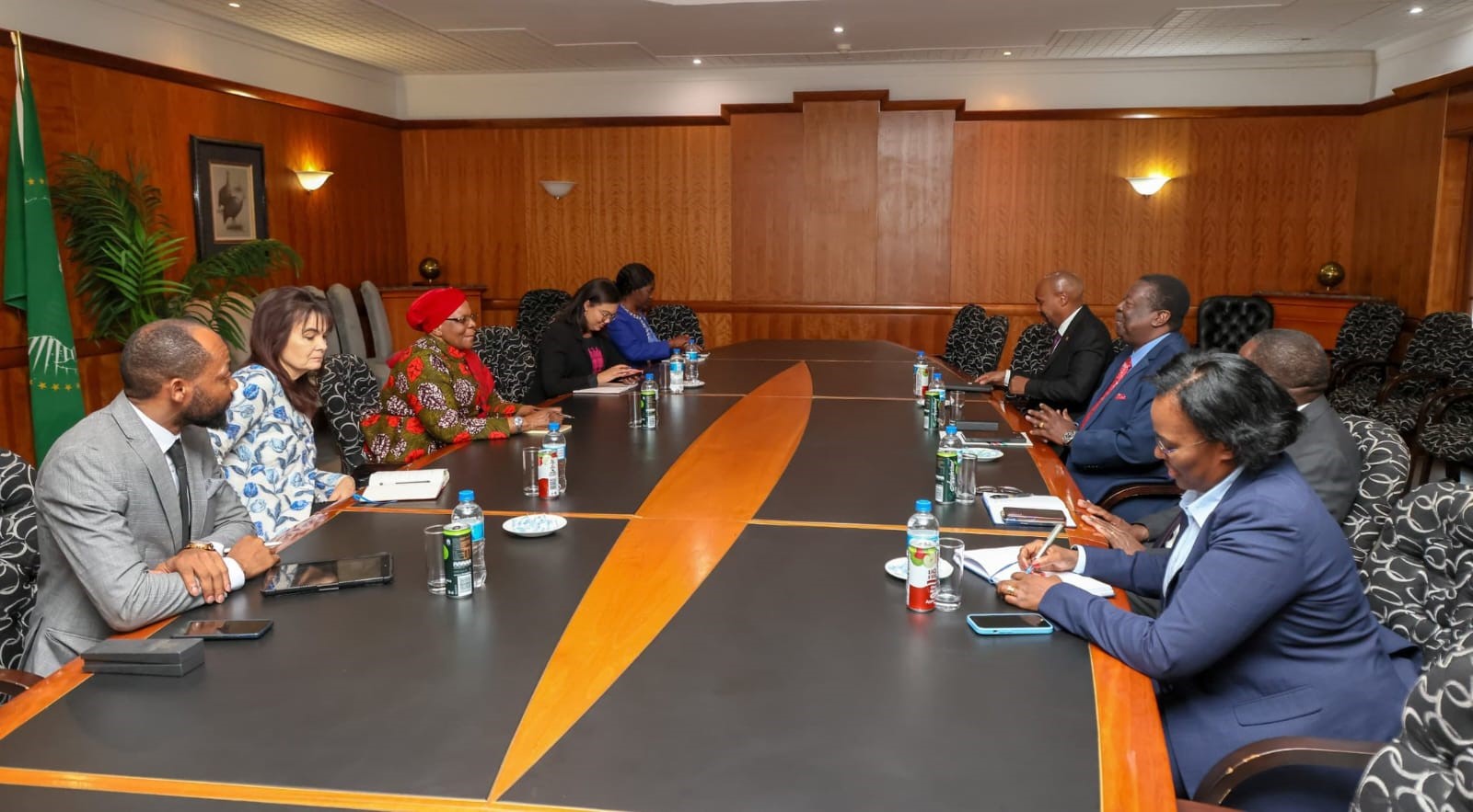 PCS H.E Dr. Musalia Mudavadi held bilateral discussions with H.E. Nangolo Mbumba, President of the Republic of Namibia, and H.E. Netumbo Nandi-Ndaitwah, Vice President, durig an official two-day visit to Namibia.