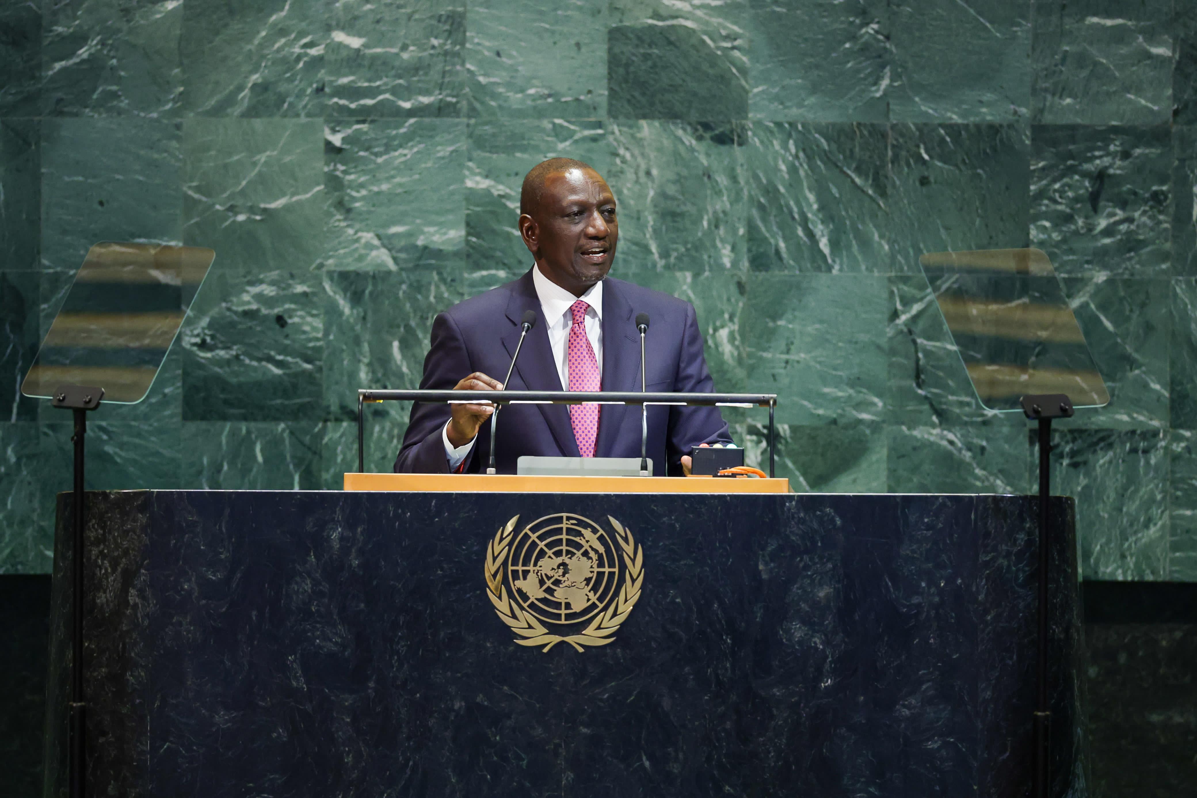 President Ruto Delivering Speech at UNGA@80, New York