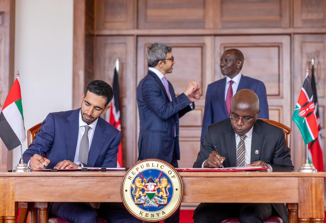 Signing of MoUs between Kenya and UAE