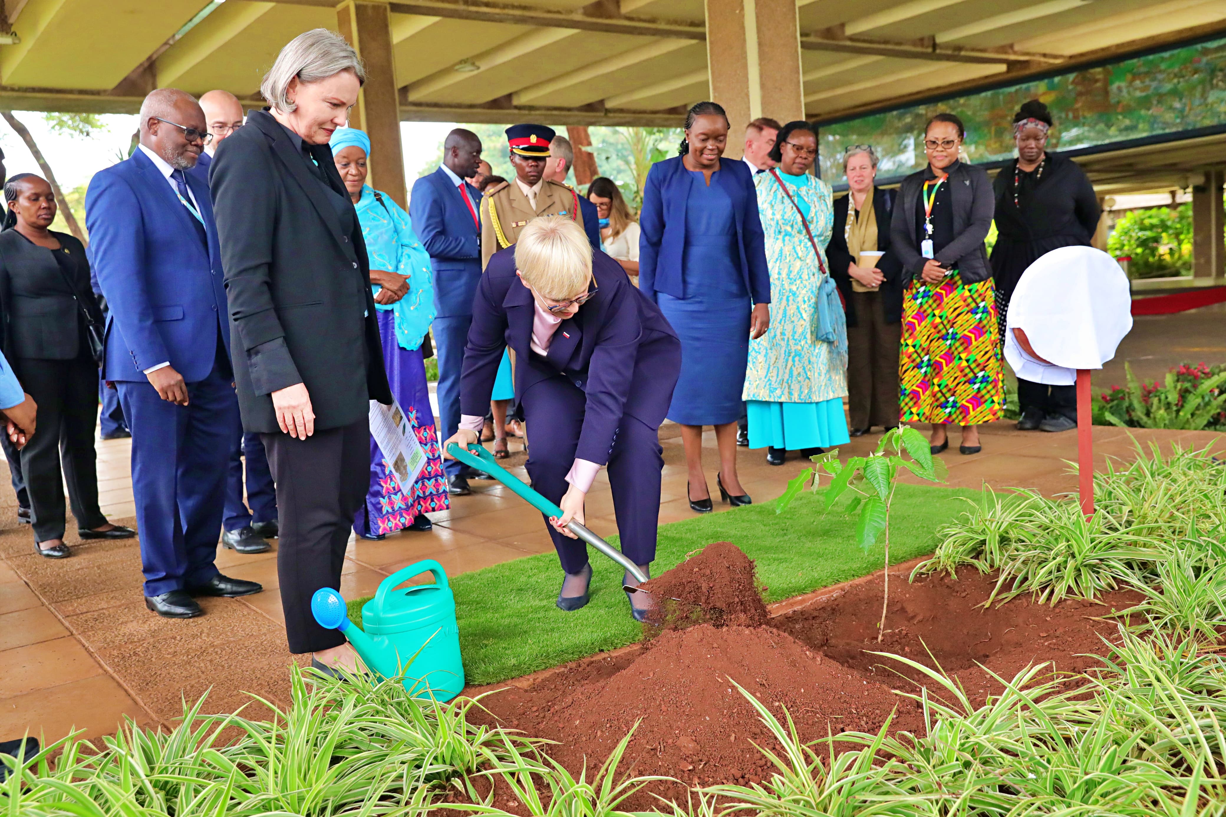 President Musar at the United Nations Offices in Nairobi