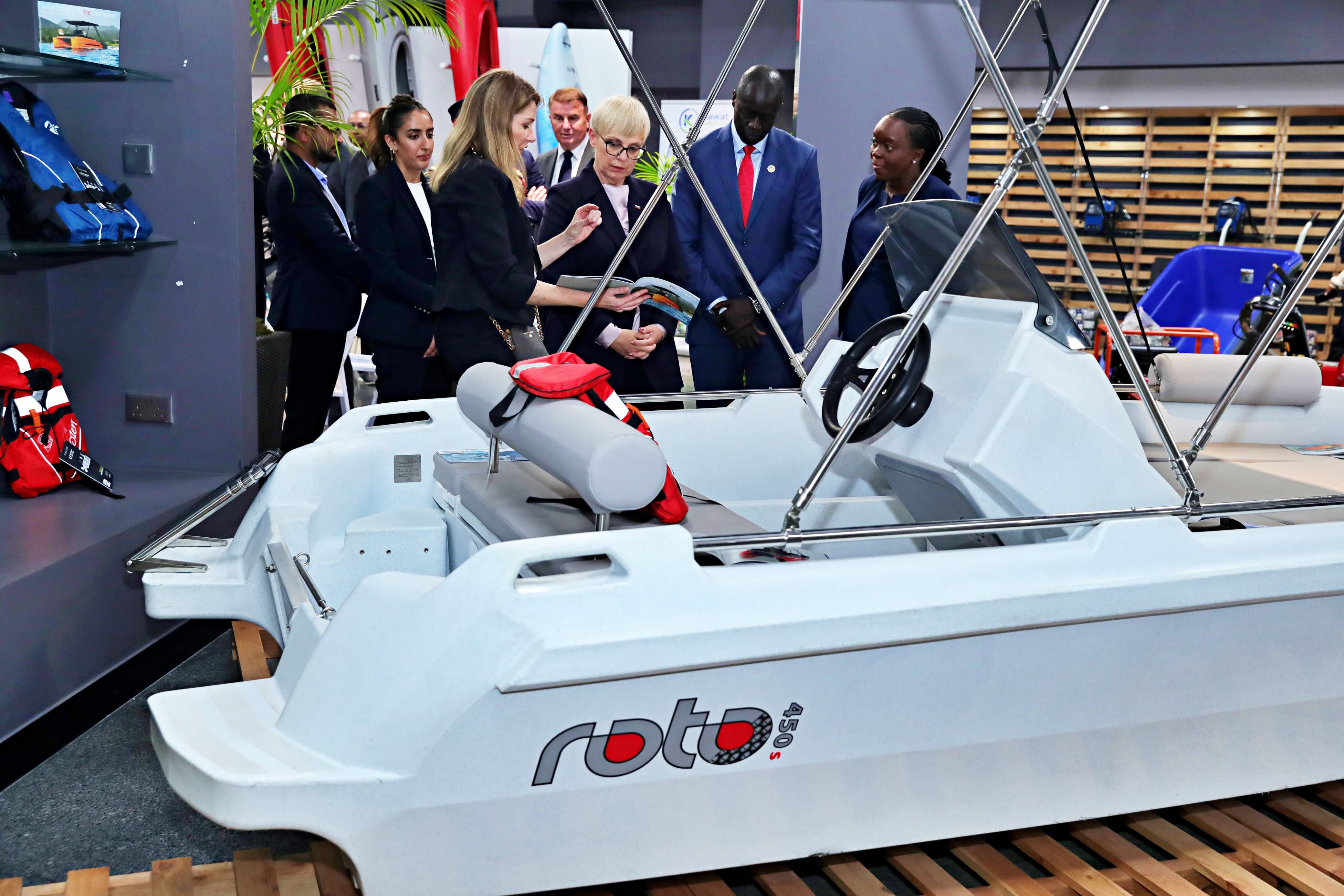 President Musar at KEWAT Industries