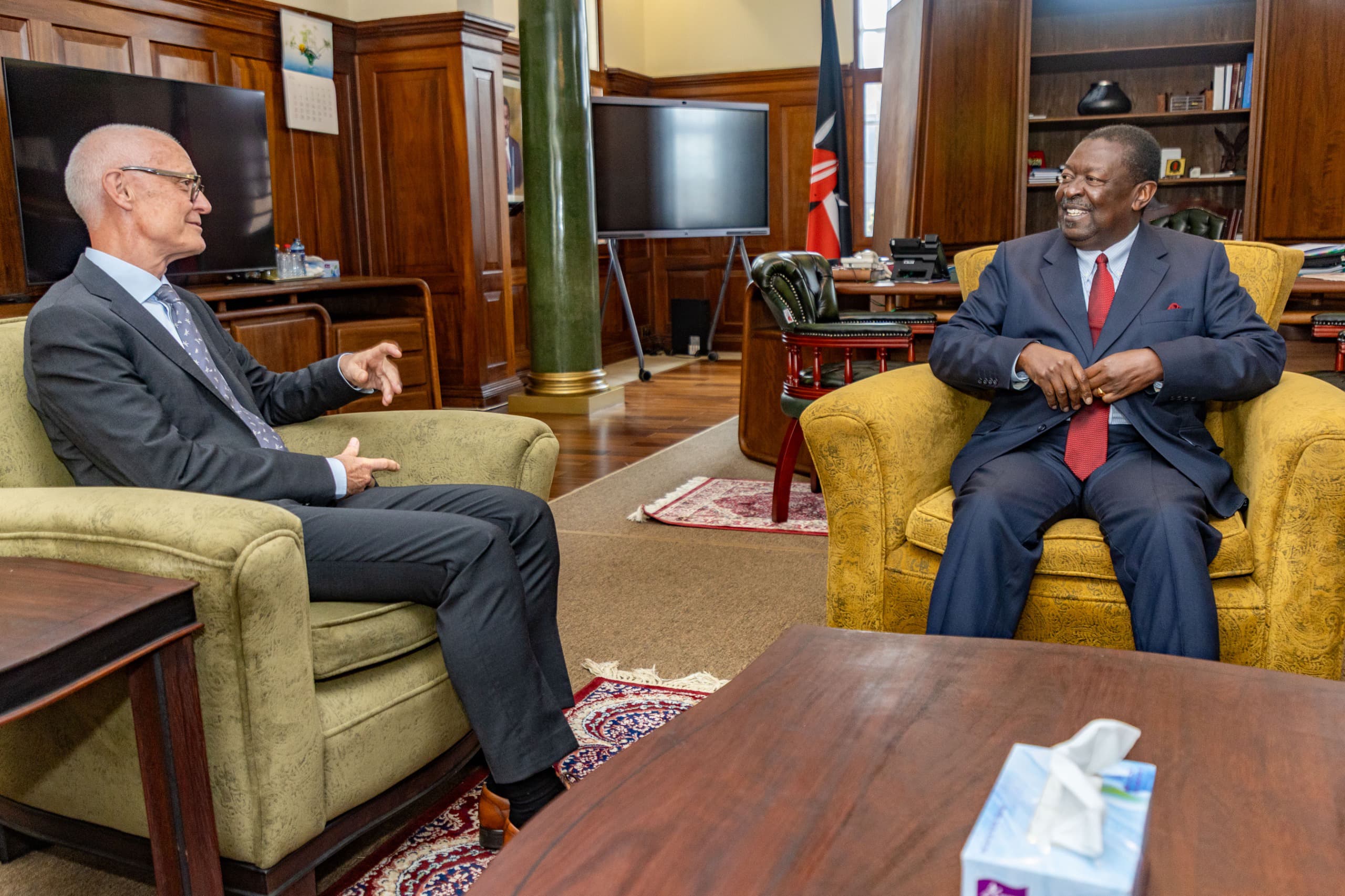 Dr. Musalia Mudavadi and H.E. Amb. Gunnar Andreas Holm