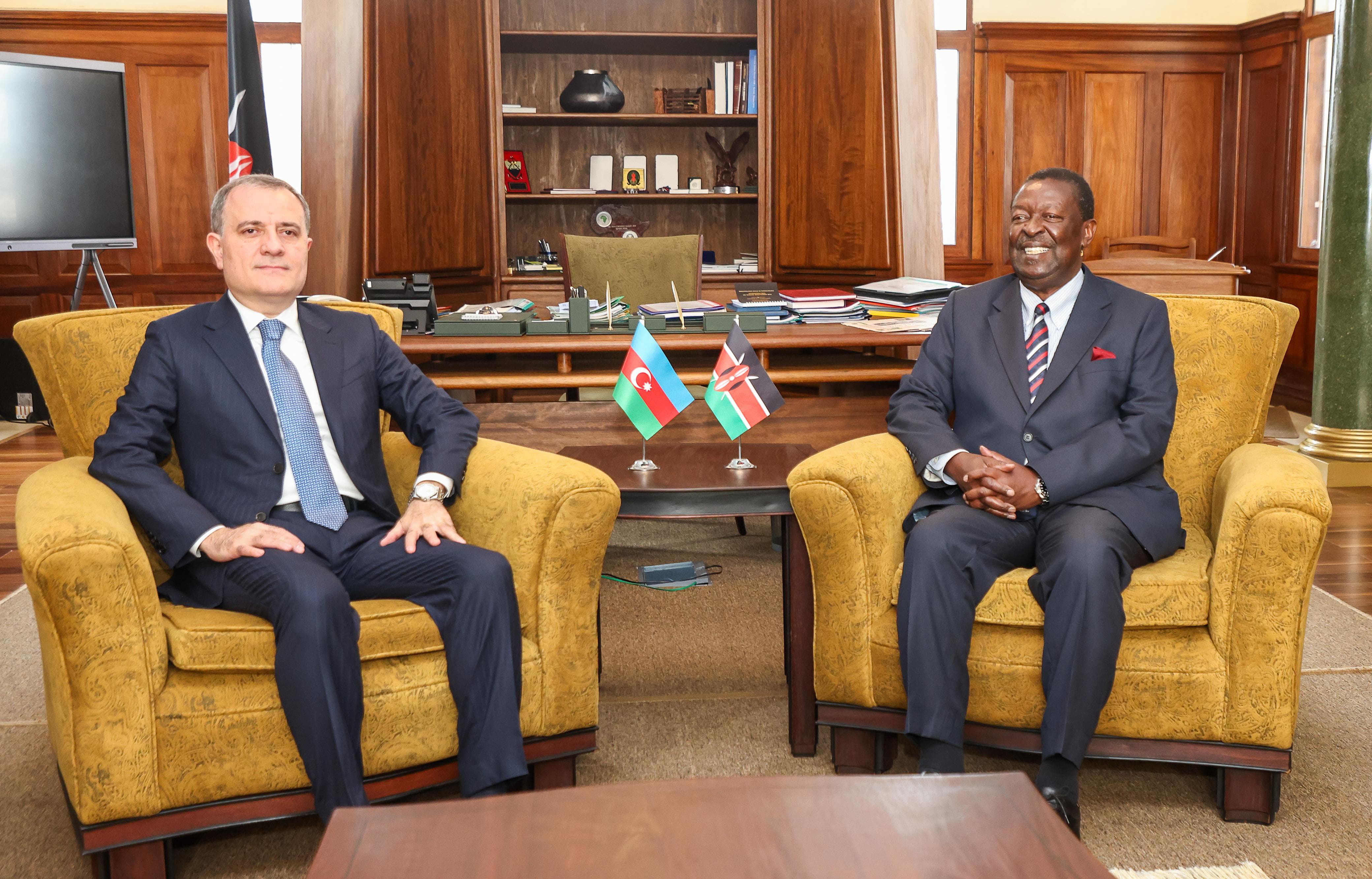 Dr. Musalia Mudavadi and Minister Jeyhun Bayramov
