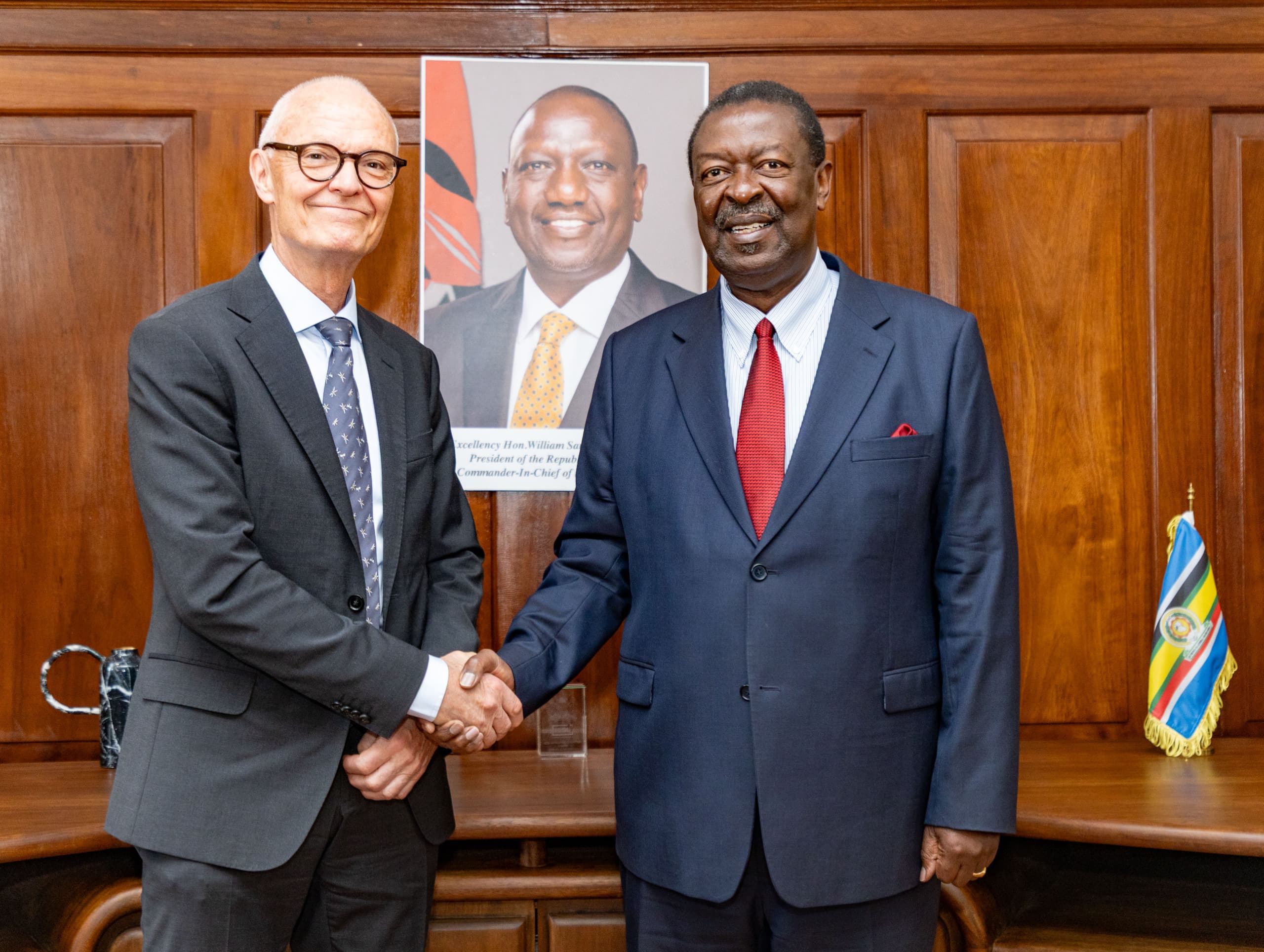 Dr. Musalia Mudavadi and H.E. Amb. Gunnar Andreas Holm