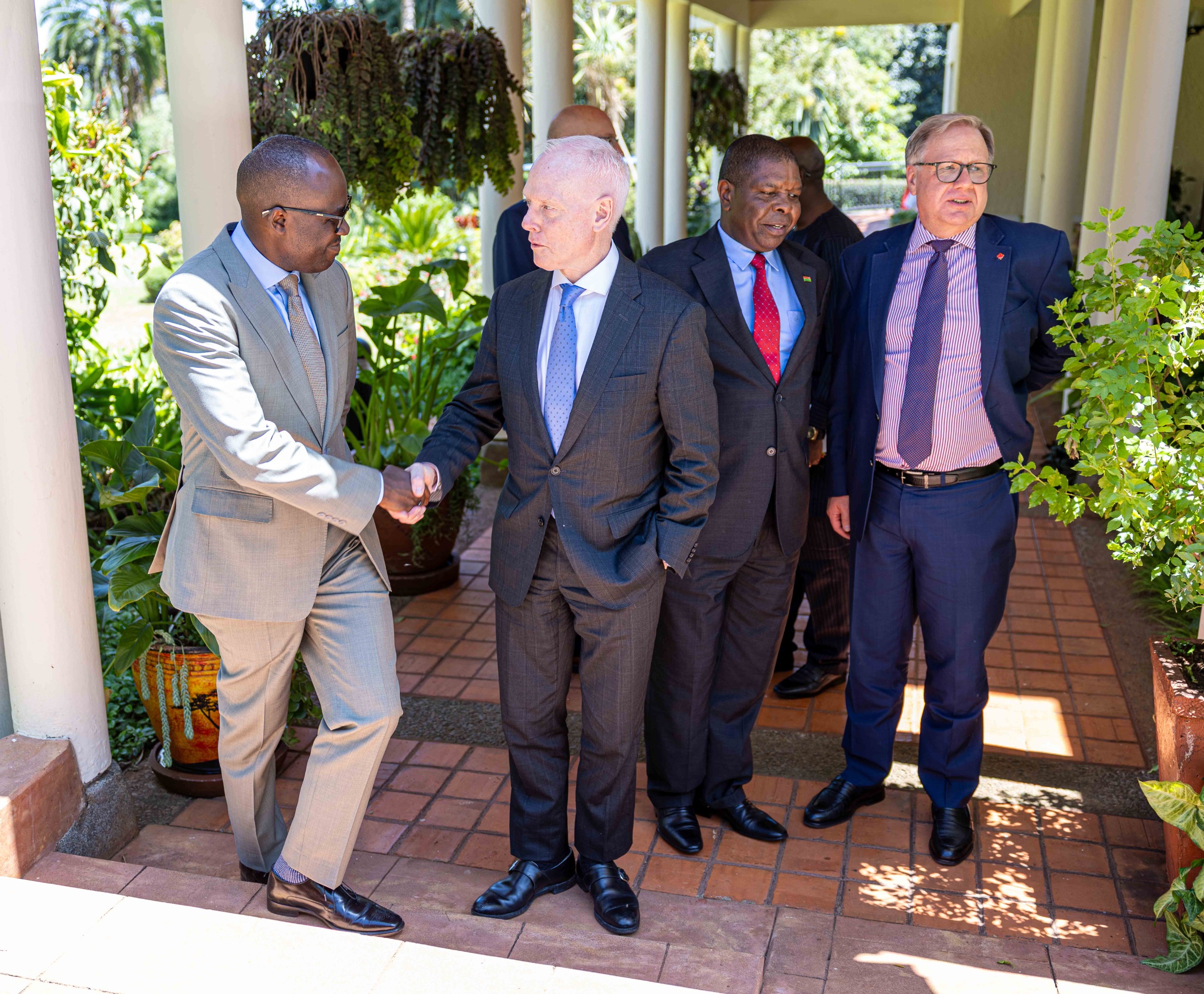 Principal Secretary Dr. Korir SingOei and Mr. David Morrisson, Deputy Minister for Foreign Affairs of Canada.