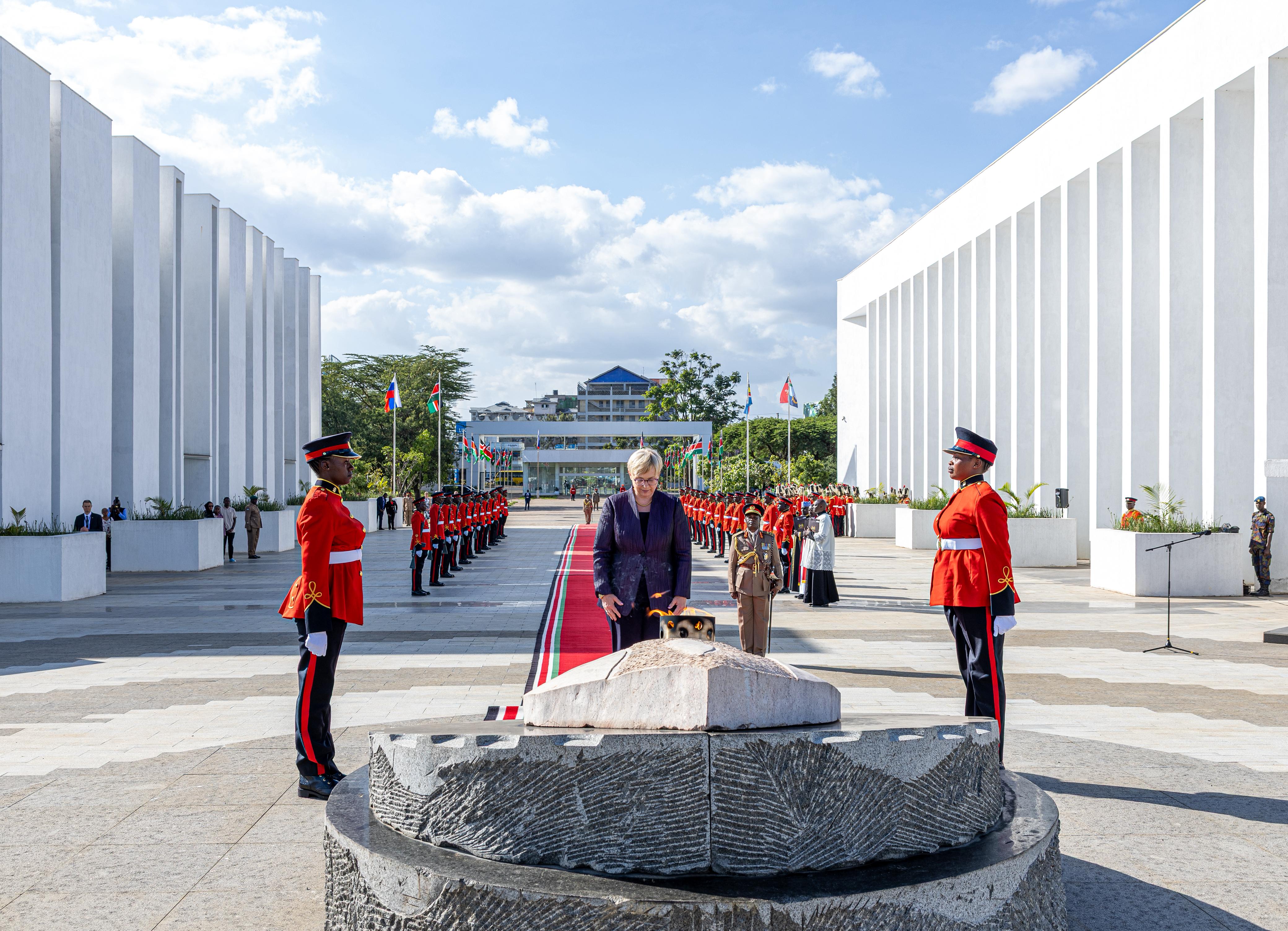 At the Tomb of the Unknown Soldier