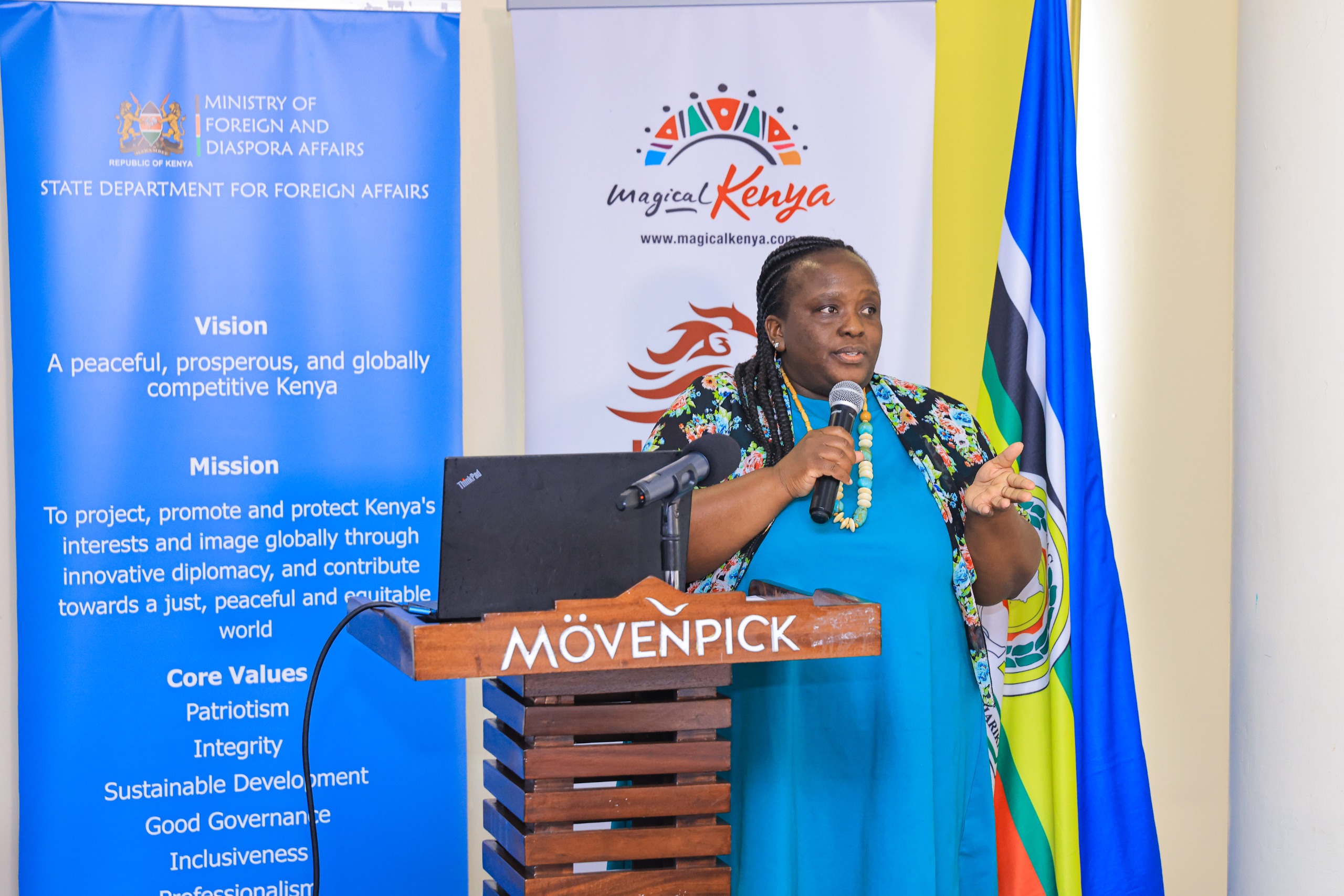 KTB making their presentation