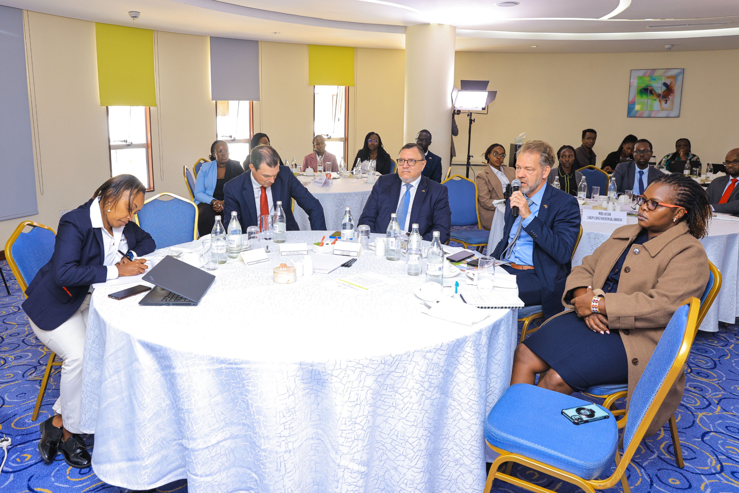 Diplomatic corps sharing insights