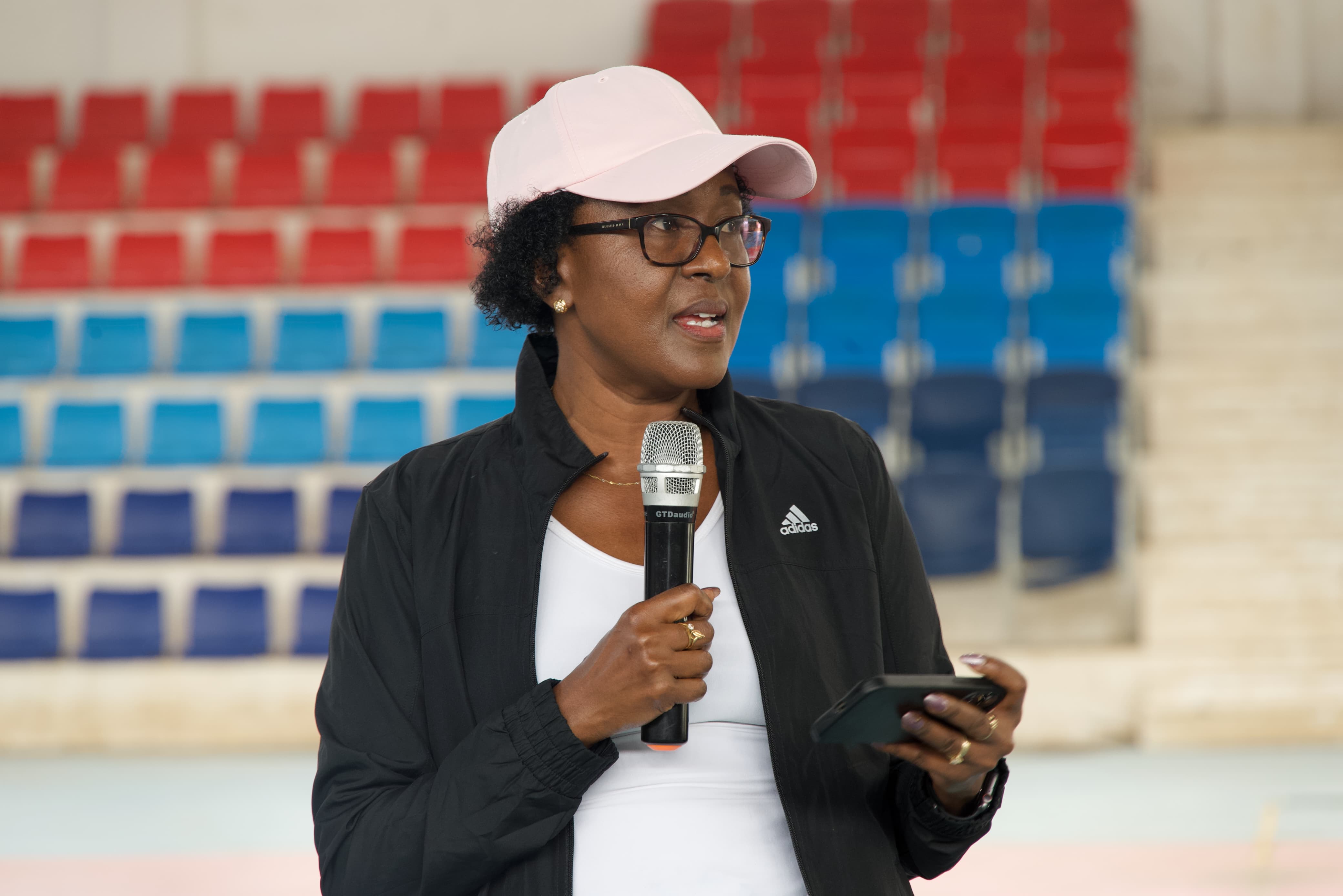 Amb. Lucy Kiruthu makes her remarks on behalf of the Principal Secretary