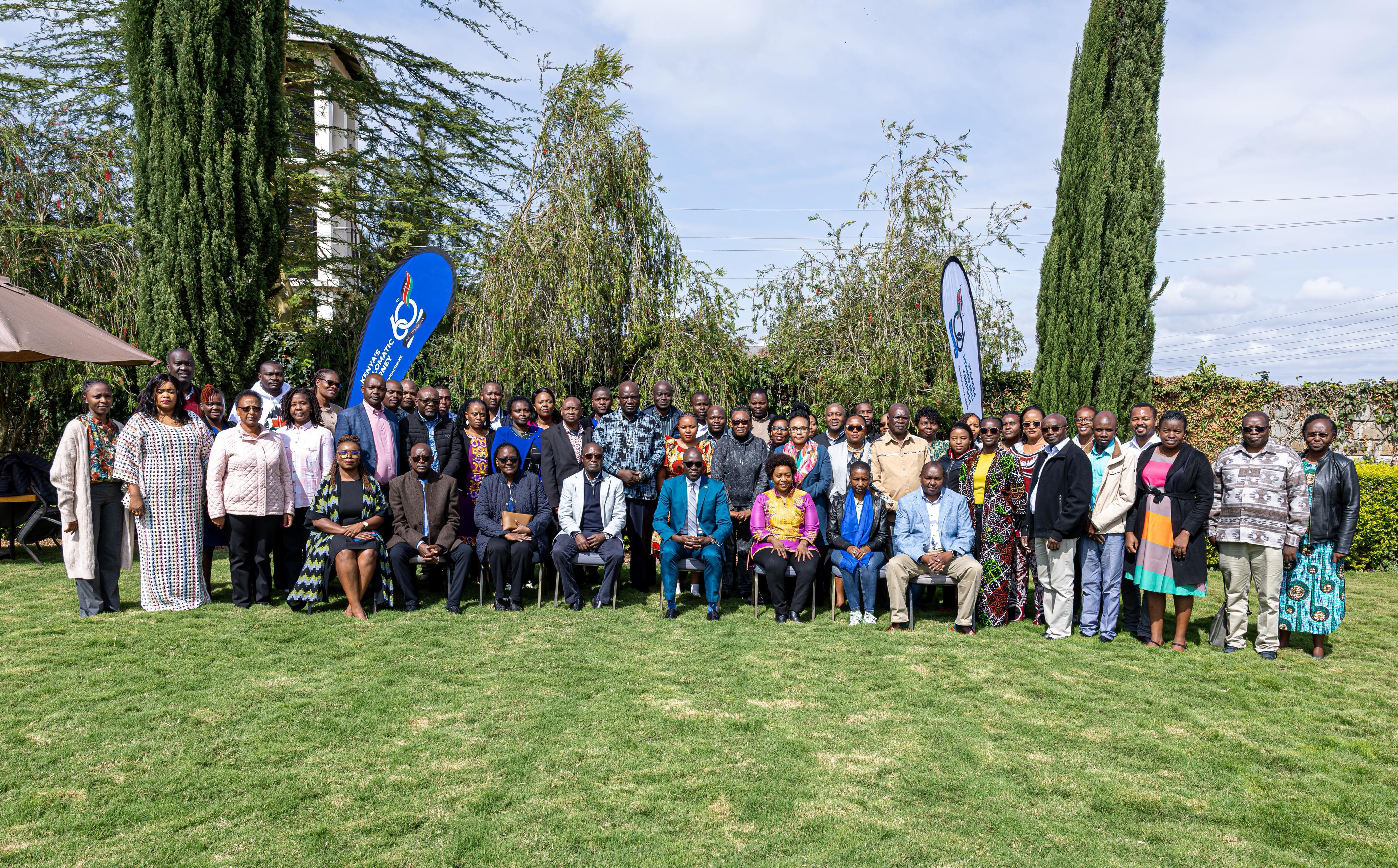 Senior staff group photo during Strategic Reflective Retreat