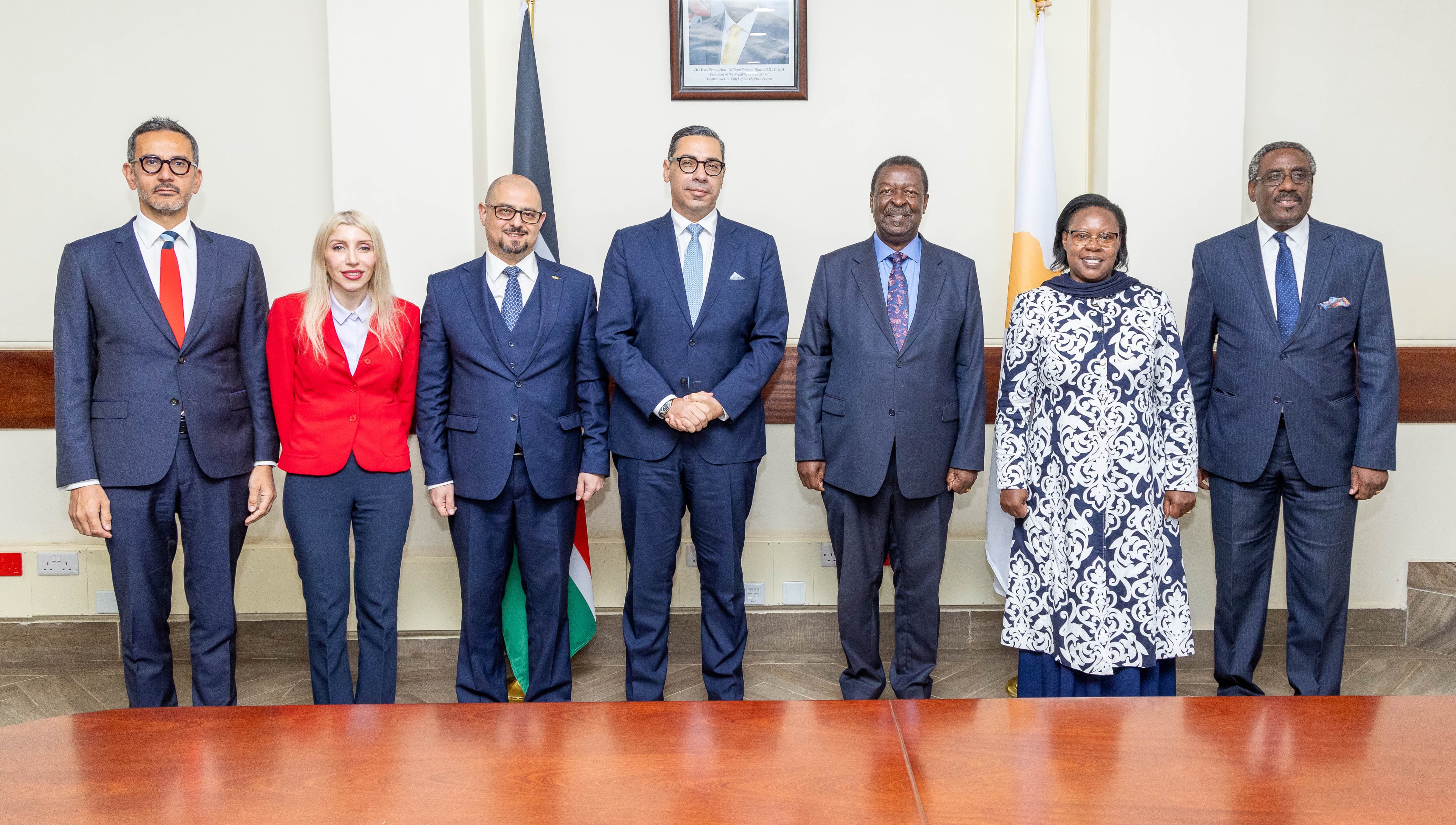 Kenya and Cyprus delegations