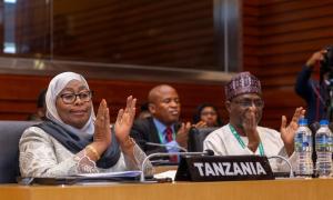 PRESIDENT SAMIA SULUHU HASSAN OF THE UNITED REPUBLIC OF TANZANIA