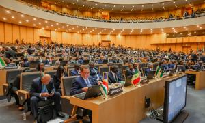 DELEGATES AT THE OPENING CEREMONY OF THE 46TH ORDINARY SESSION OF THE EXECUTIVE COUNCIL 