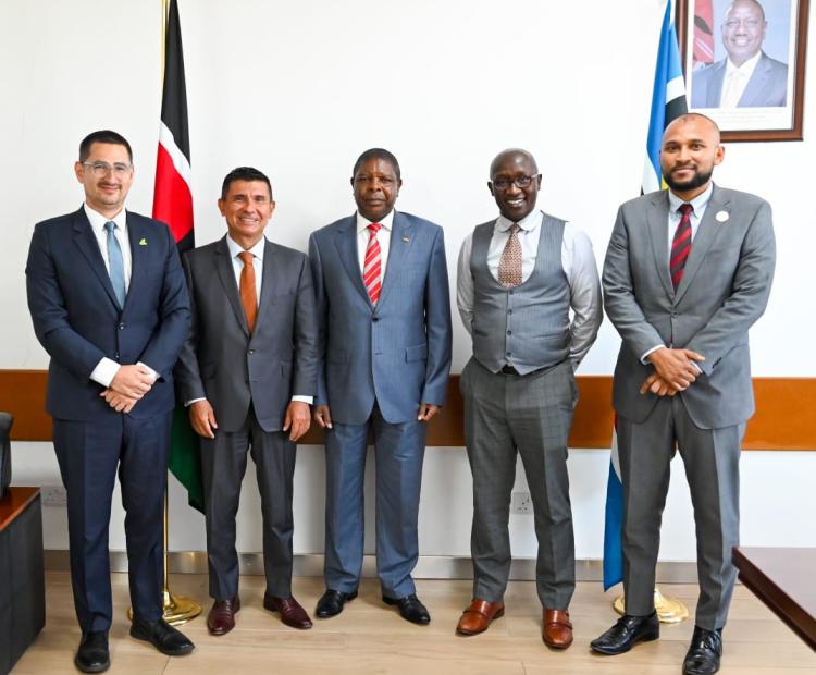 Amb. Josphat Maikara and Amb. Patricio Aguirre of Chile to Kenya