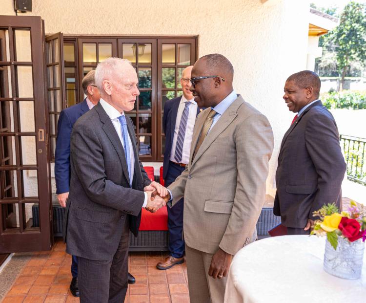 Principal Secretary Dr. Korir SingOei and Mr. David Morrisson, Deputy Minister for Foreign Affairs of Canada.