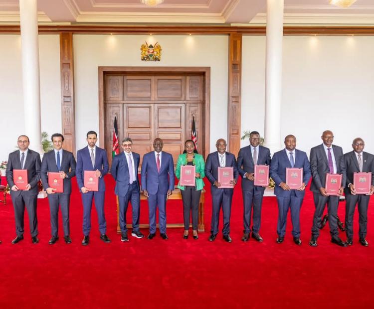 Signing of MoUs between Kenya and UAE