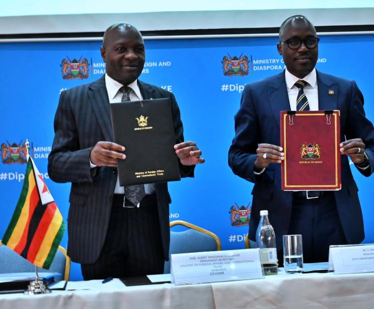 Kenya–Zimbabwe Ties Strengthened Following Successful Mid-Term Review of the 4th JPCC in Nairobi