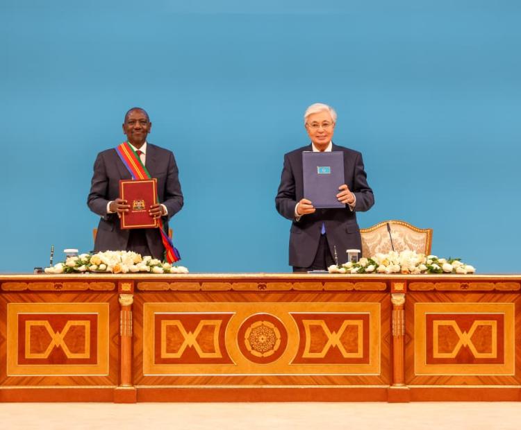 KENYA-KAZAKHSTAN BILATERAL RELATIONS DEEPEN DURING H.E PRESIDENT RUTO'S STATE VISIT TO KAZAKHSTAN 
